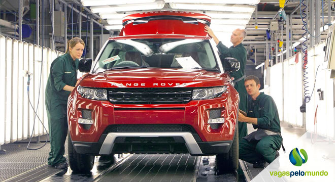 vagas na Jaguar Land Rover