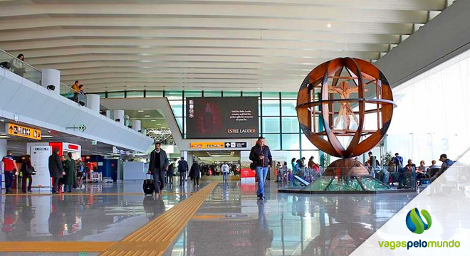 vagas no Aeroporto de Roma