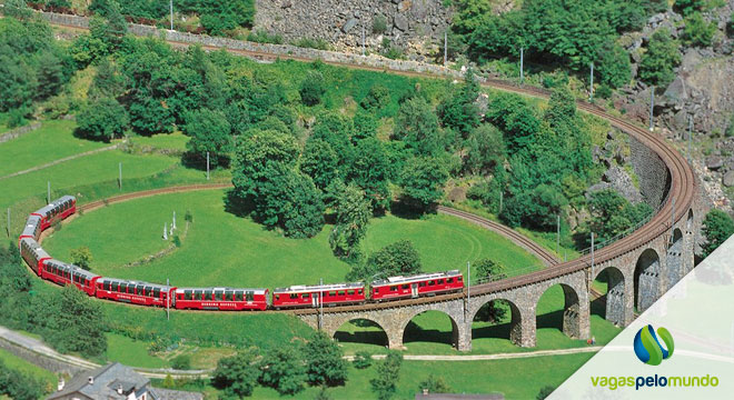 viagem de trem Suíça